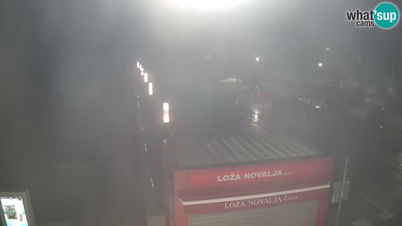 Live cam Novalja – Obala Petra Krešimira IV