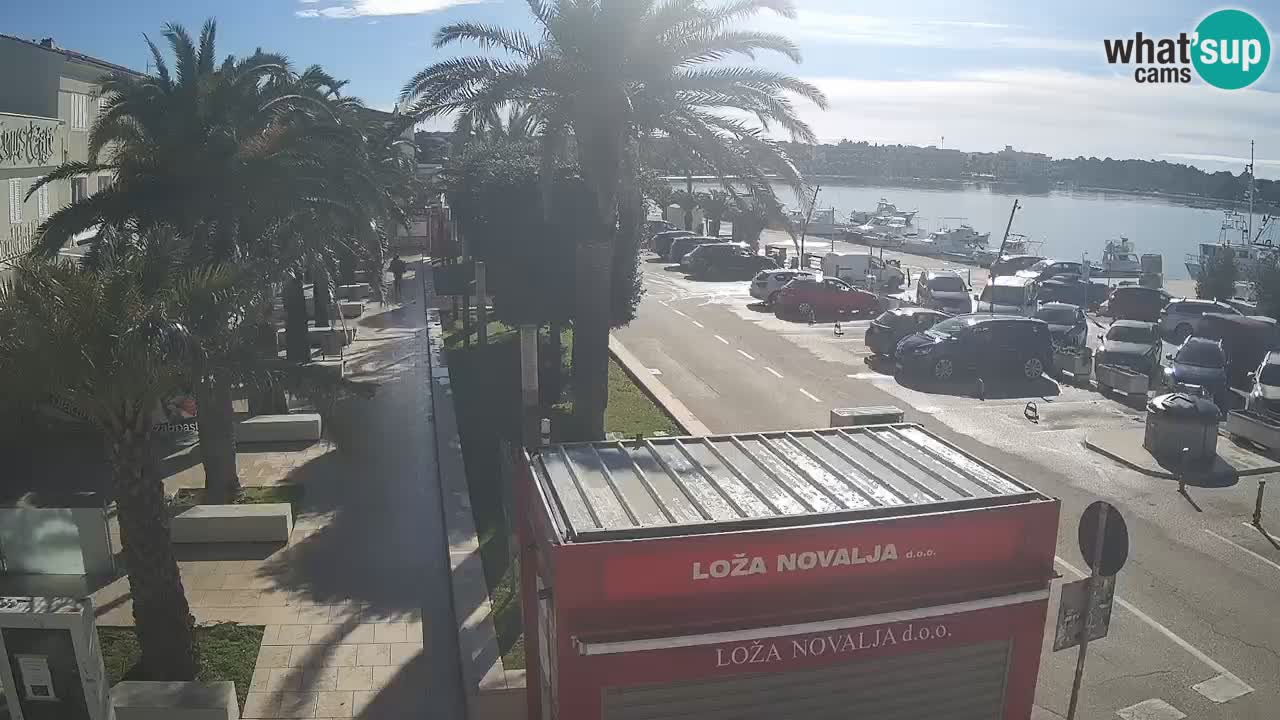 Webcam live Novalja – Obala Petra Krešimira IV