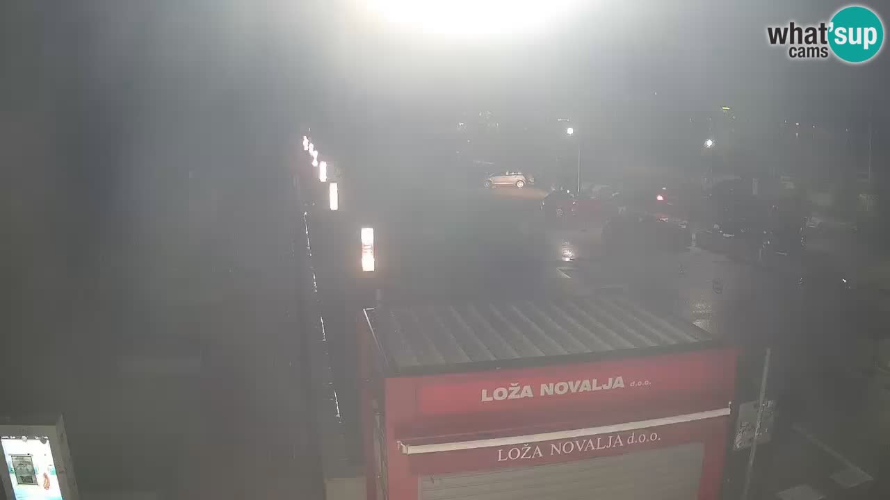 Webcam live Novalja – Obala Petra Krešimira IV