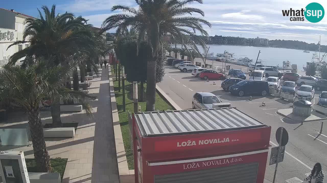 Webcam live Novalja – Obala Petra Krešimira IV