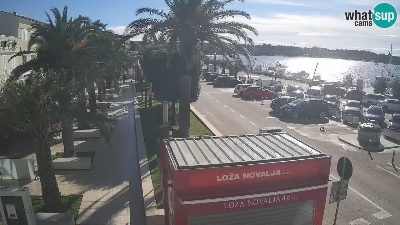 Webcam live Novalja – Obala Petra Krešimira IV