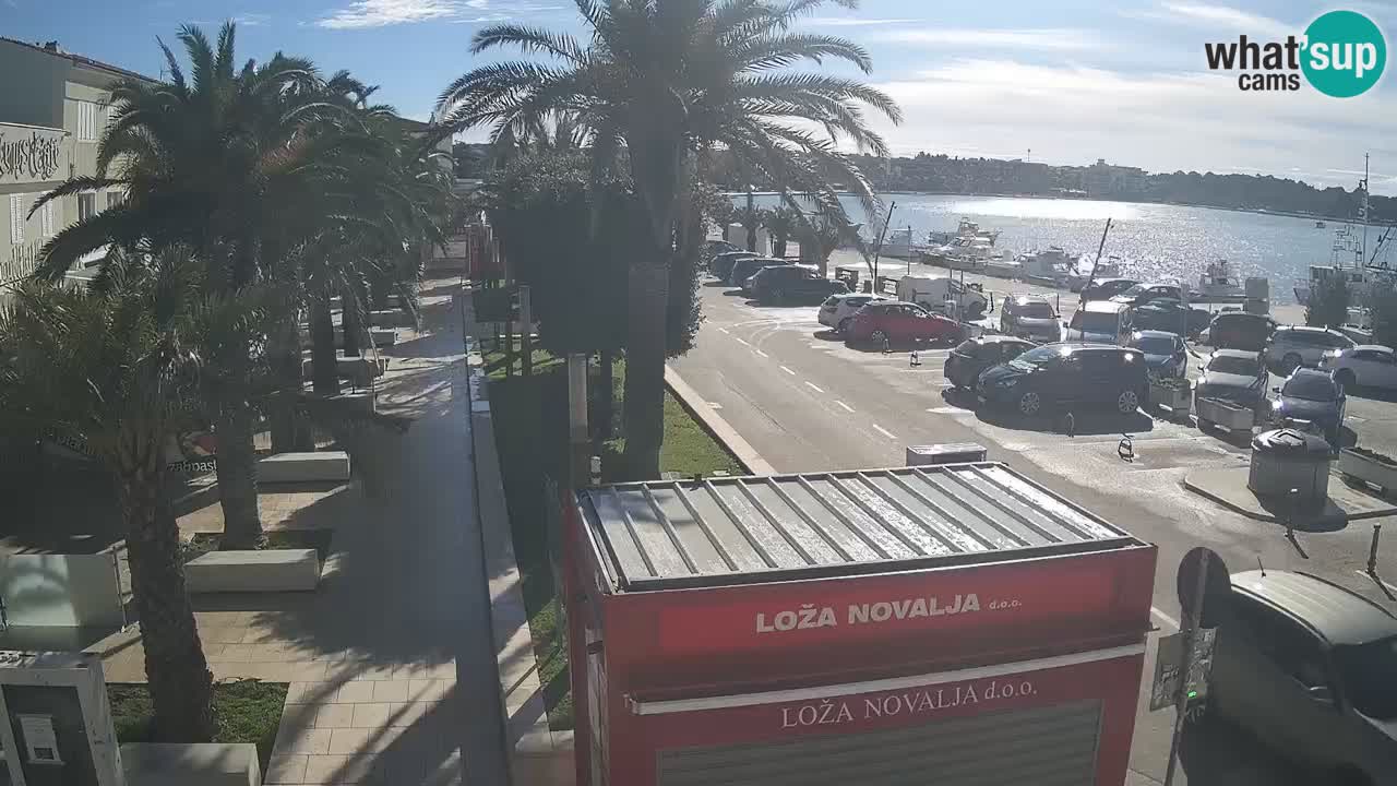 Webcam live Novalja – Obala Petra Krešimira IV