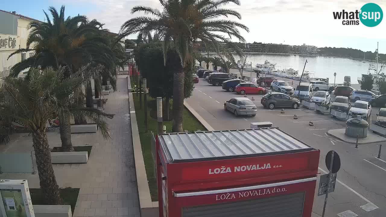 Live cam Novalja – Obala Petra Krešimira IV
