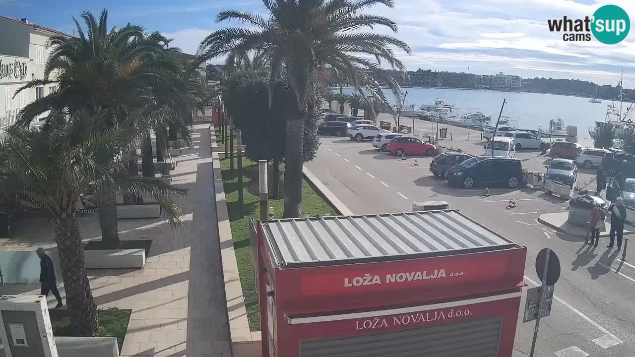 Webcam live Novalja – Obala Petra Krešimira IV