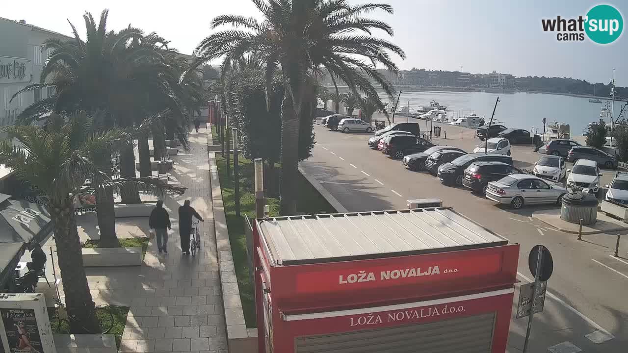 Live cam Novalja – Obala Petra Krešimira IV