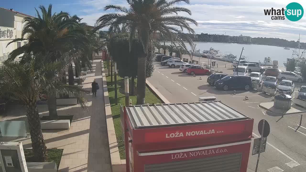 Webcam live Novalja – Obala Petra Krešimira IV