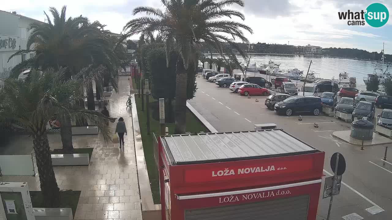 Webcam live Novalja – Obala Petra Krešimira IV