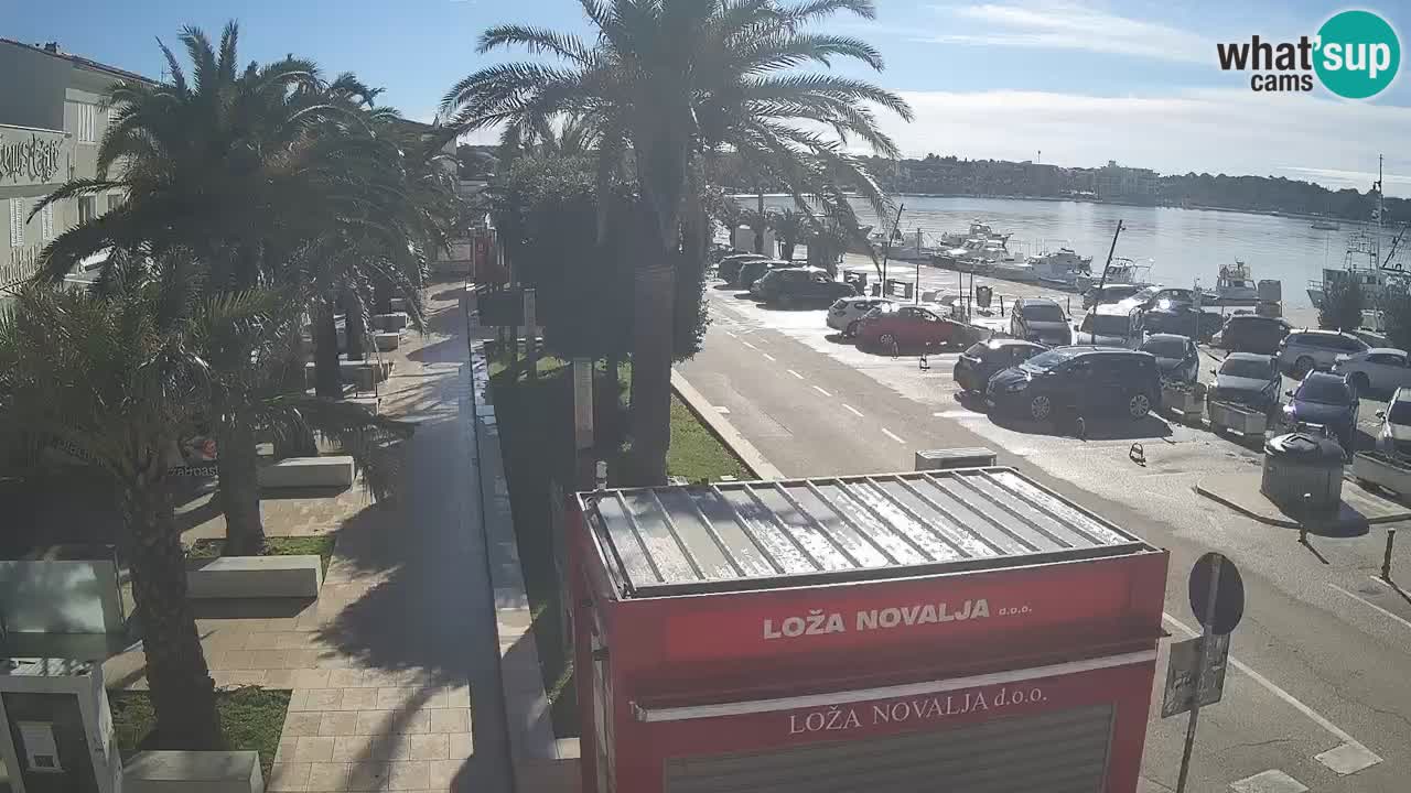 Webcam live Novalja – Obala Petra Krešimira IV