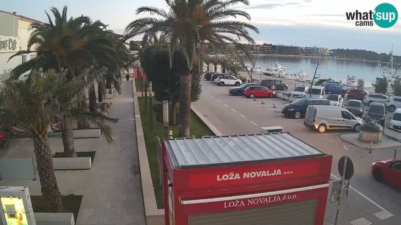 Camera en diecto Novalja – Obala Petra Krešimira IV