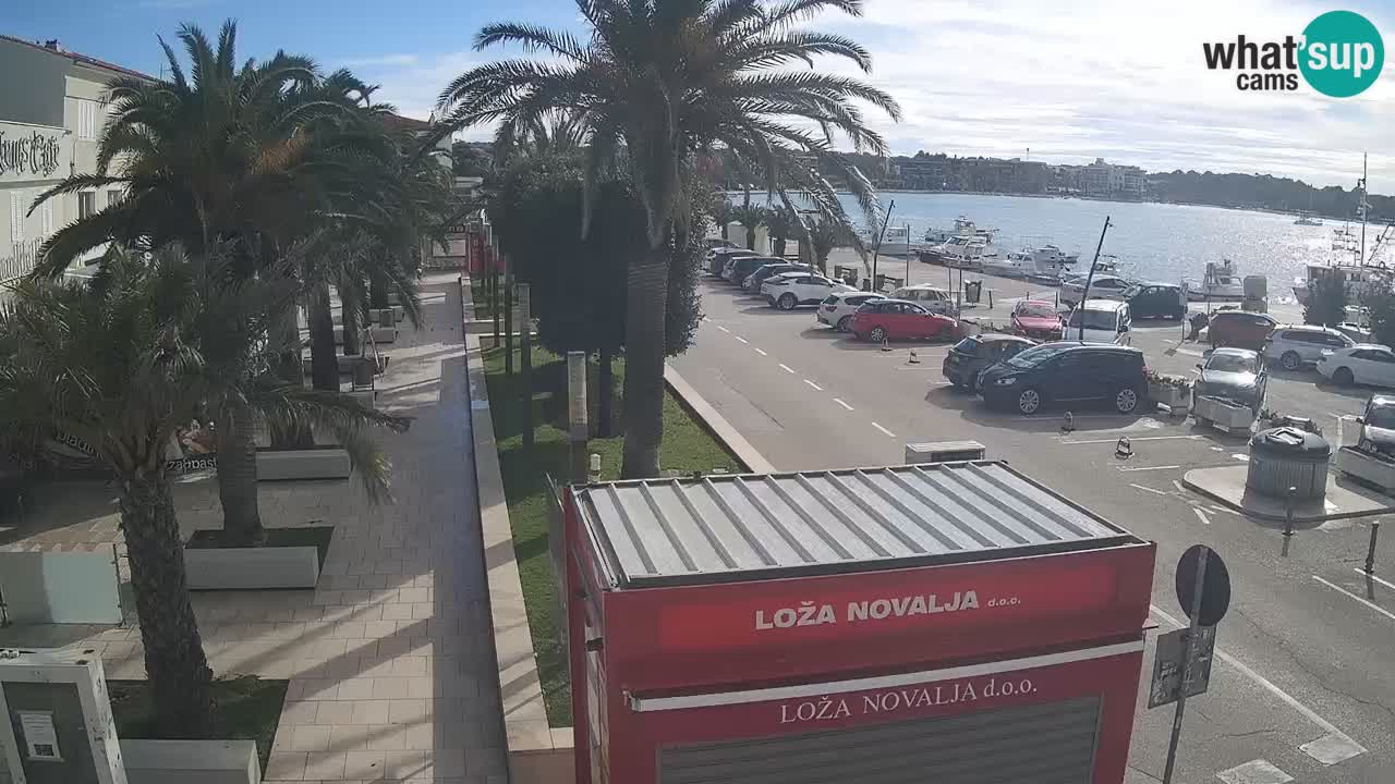 Live cam Novalja – Obala Petra Krešimira IV