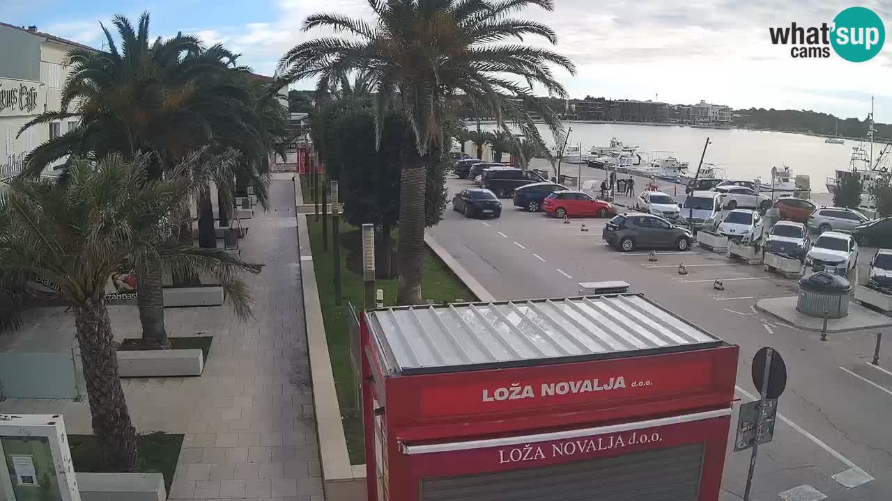 Live cam Novalja – Obala Petra Krešimira IV