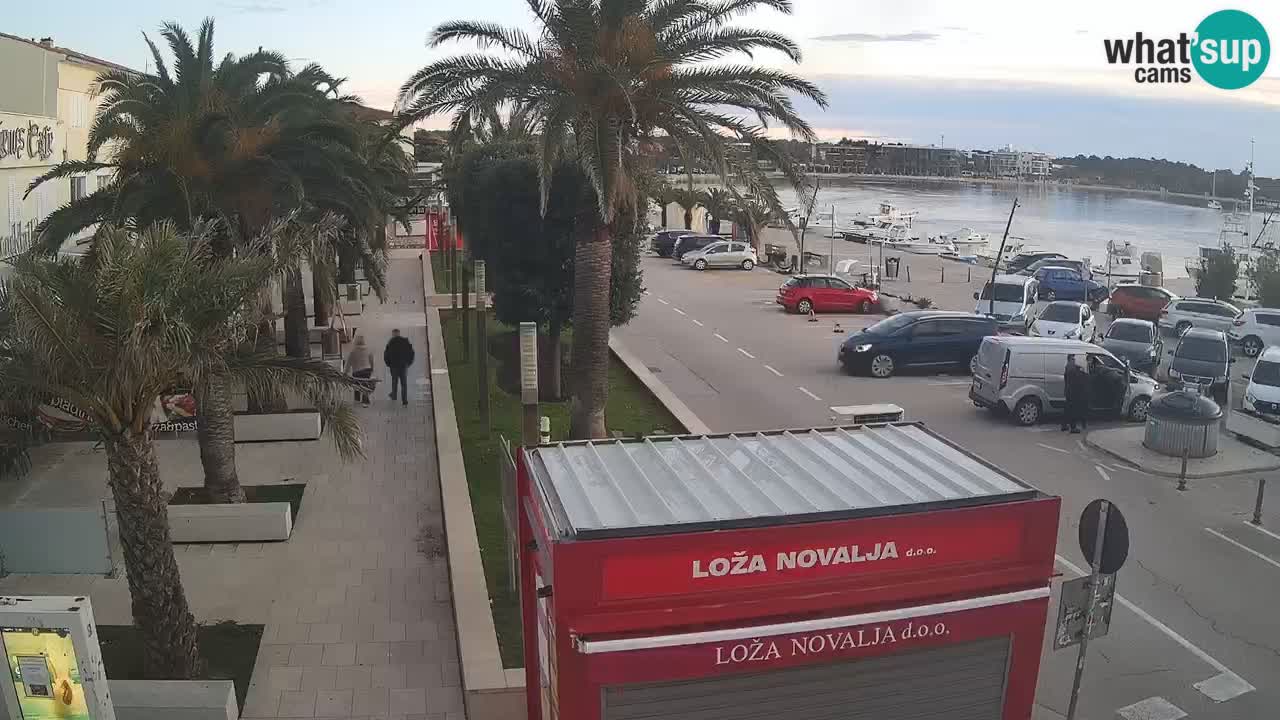 Live cam Novalja – Obala Petra Krešimira IV