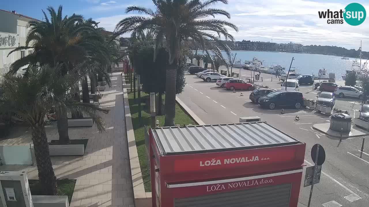 Live cam Novalja – Obala Petra Krešimira IV