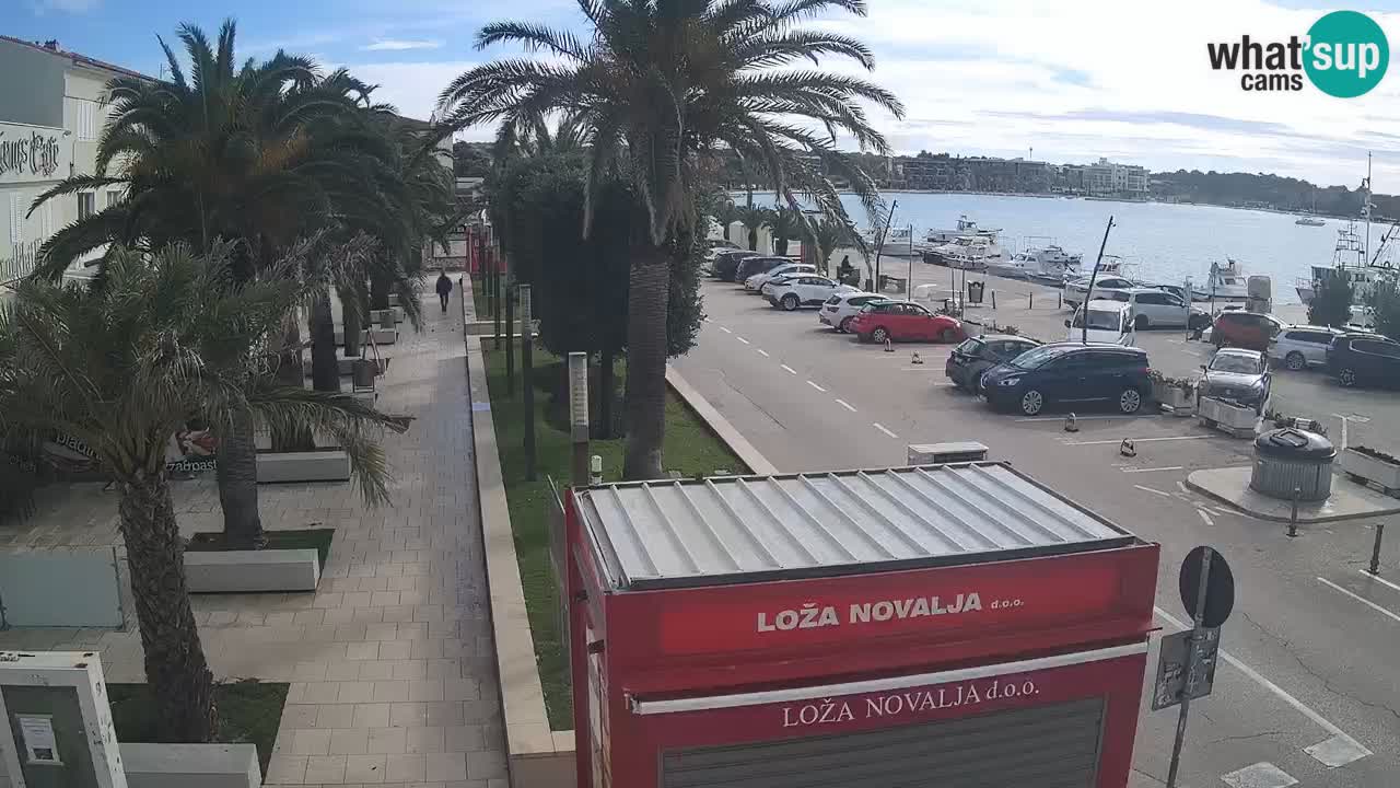 Live cam Novalja – Obala Petra Krešimira IV