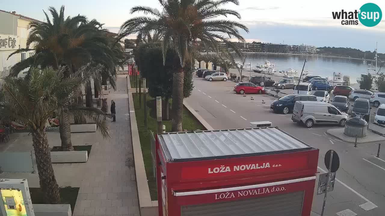 Live cam Novalja – Obala Petra Krešimira IV