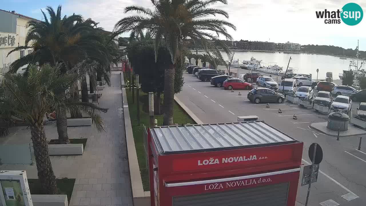 Webcam live Novalja – Obala Petra Krešimira IV