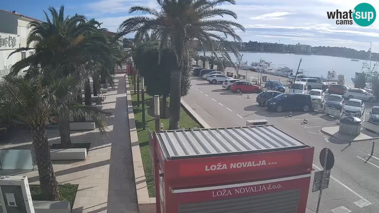 Webcam live Novalja – Obala Petra Krešimira IV