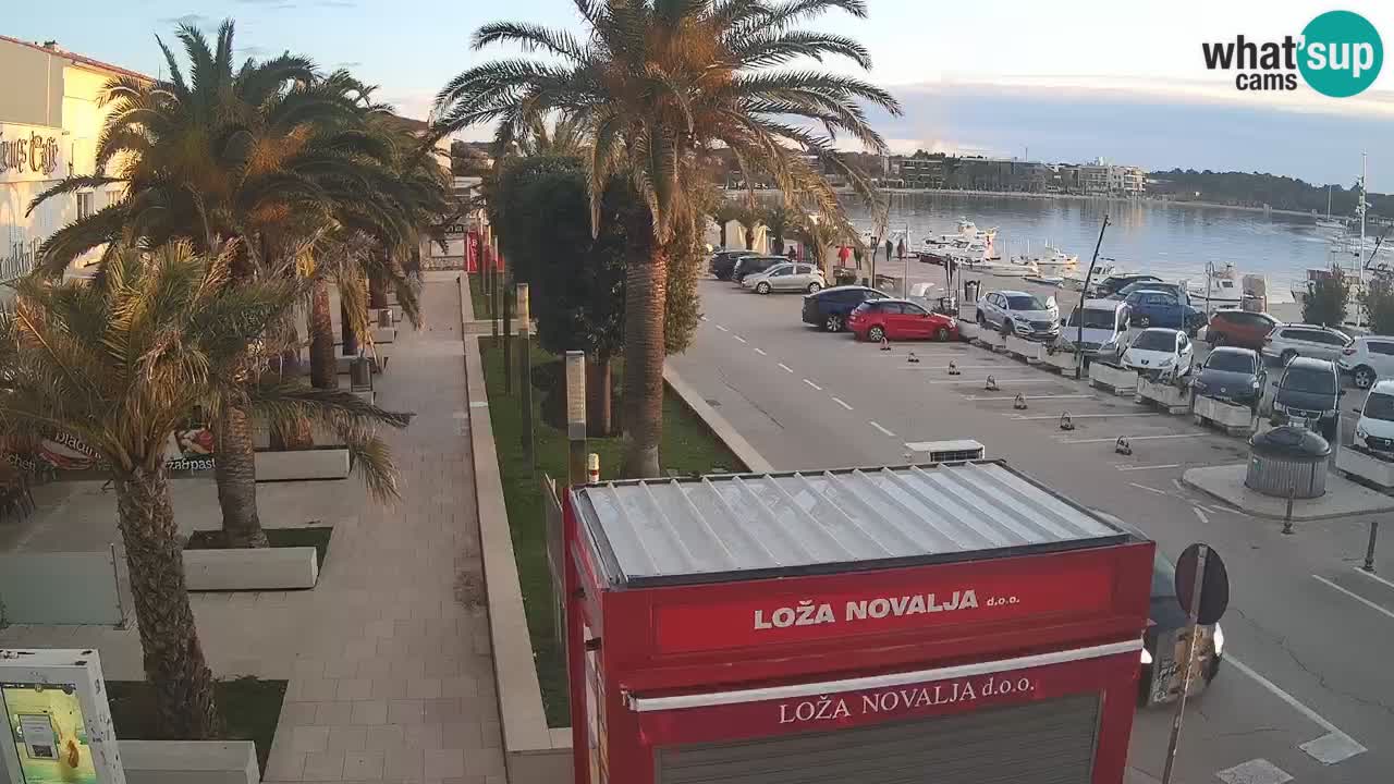 Webcam Novalja – Obala Petra Krešimira IV