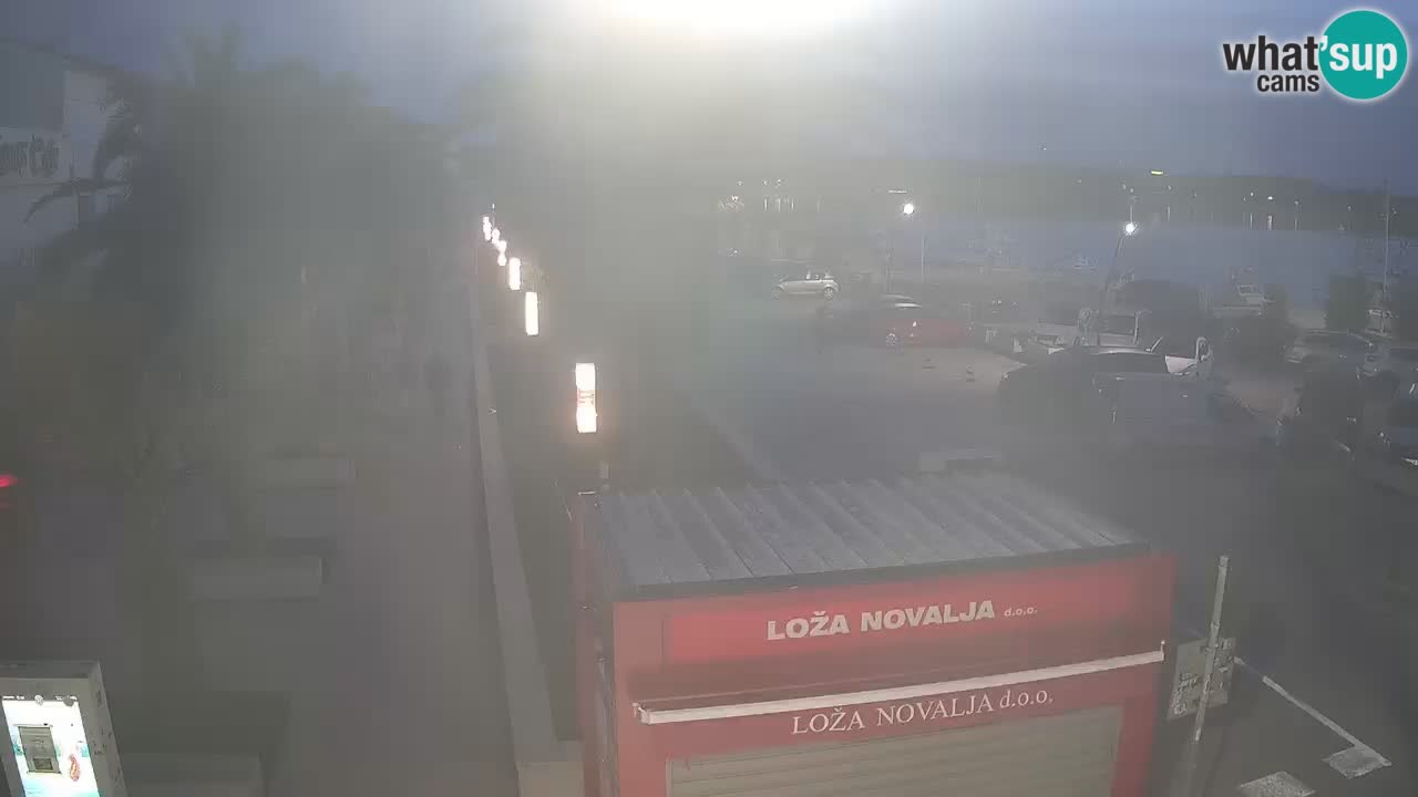 Webcam live Novalja – Obala Petra Krešimira IV