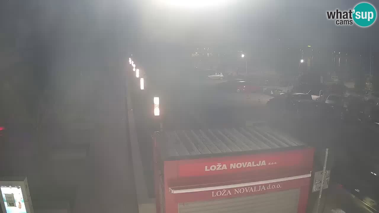 Webcam live Novalja – Obala Petra Krešimira IV