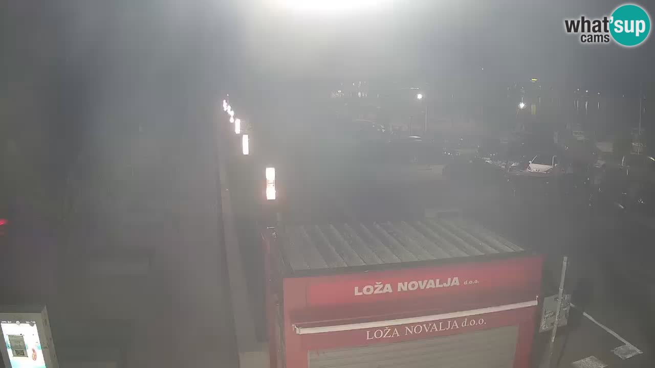 Camera en diecto Novalja – Obala Petra Krešimira IV