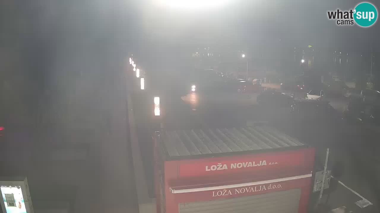 Web kamera Novalja – Obala Petra Krešimira IV