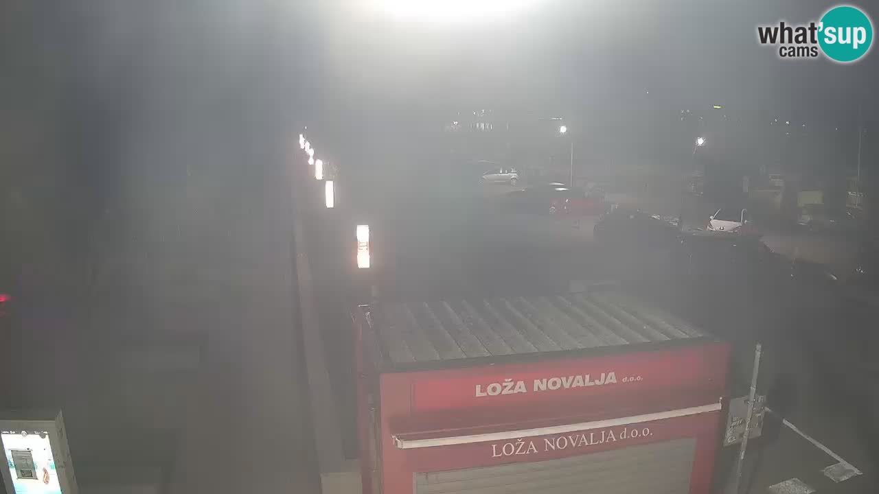 Live cam Novalja – Obala Petra Krešimira IV