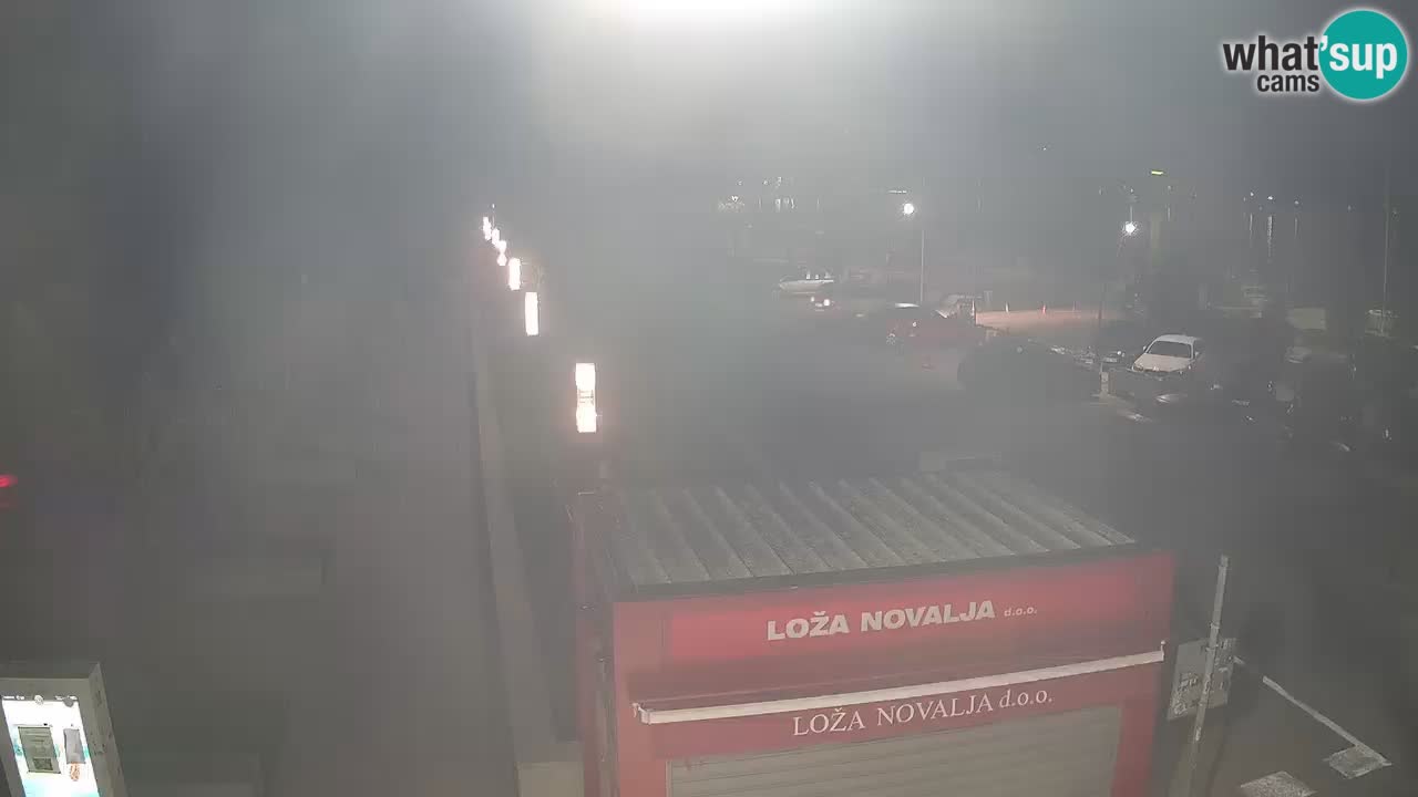 Web kamera Novalja – Obala Petra Krešimira IV