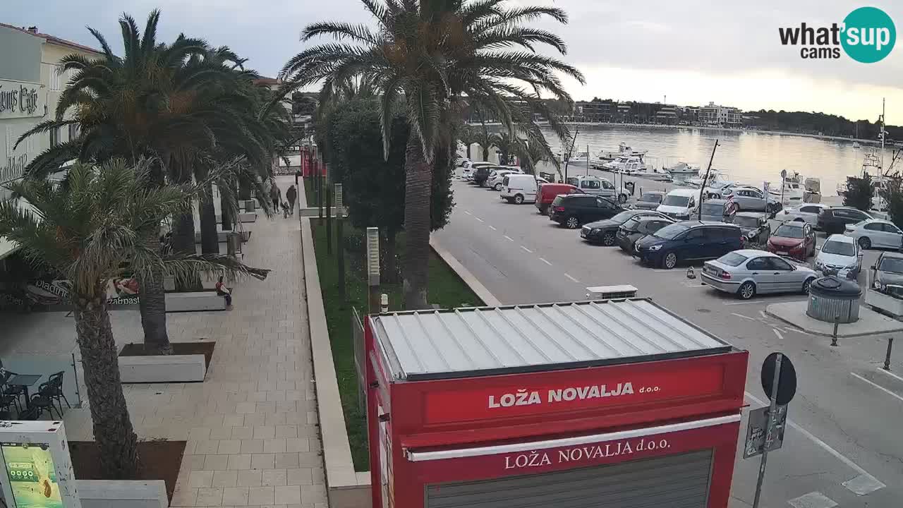 Live cam Novalja – Obala Petra Krešimira IV