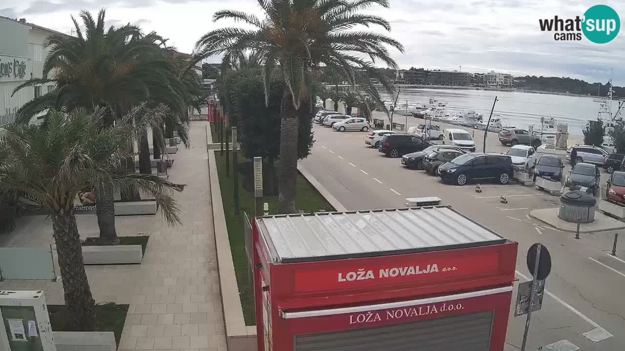 Webcam live Novalja – Obala Petra Krešimira IV