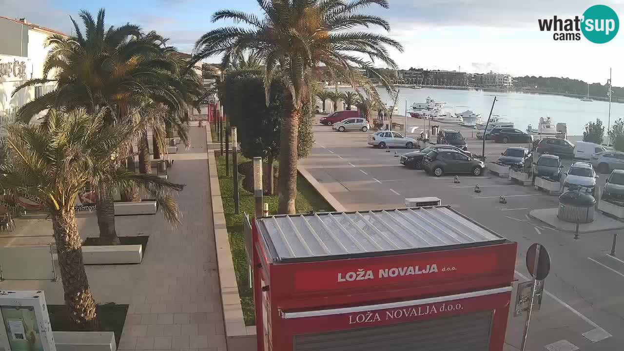 Webcam live Novalja – Obala Petra Krešimira IV