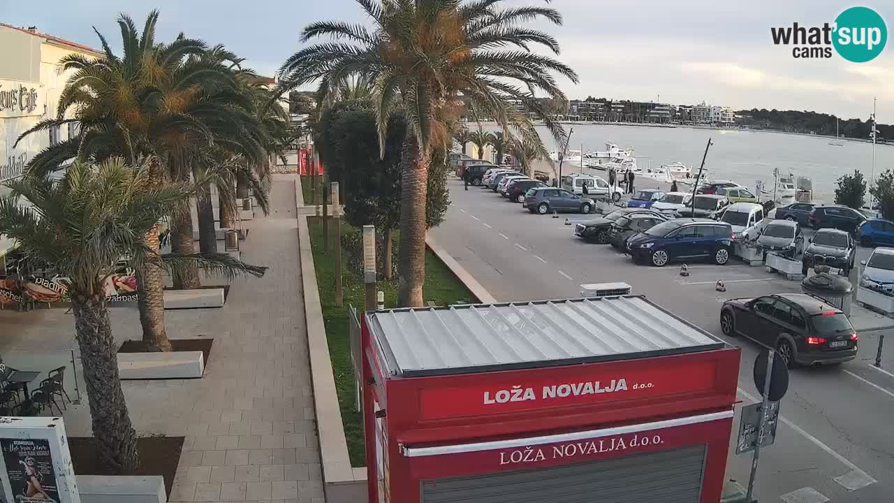 Camera en diecto Novalja – Obala Petra Krešimira IV