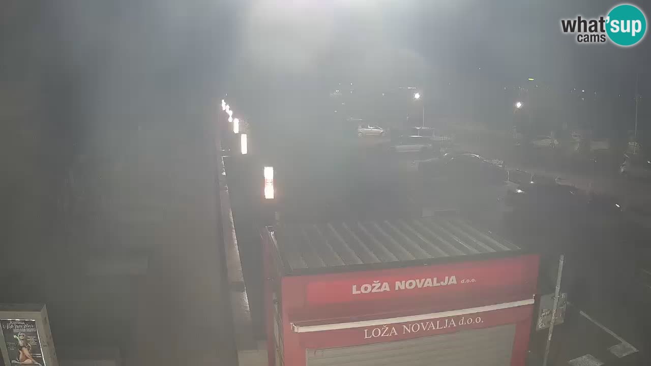 Live cam Novalja – Obala Petra Krešimira IV