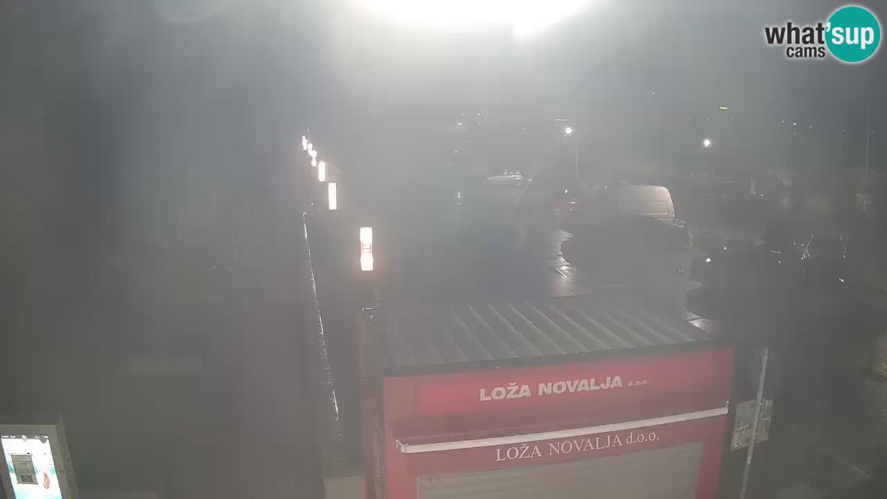 Camera en diecto Novalja – Obala Petra Krešimira IV