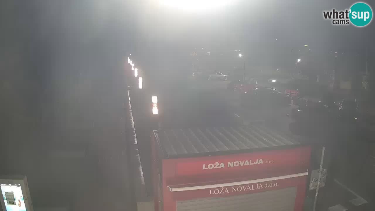 Web kamera Novalja – Obala Petra Krešimira IV