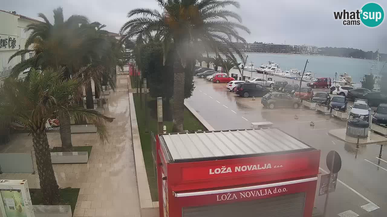 Live cam Novalja – Obala Petra Krešimira IV