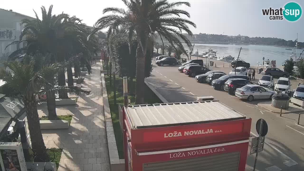 Live cam Novalja – Obala Petra Krešimira IV