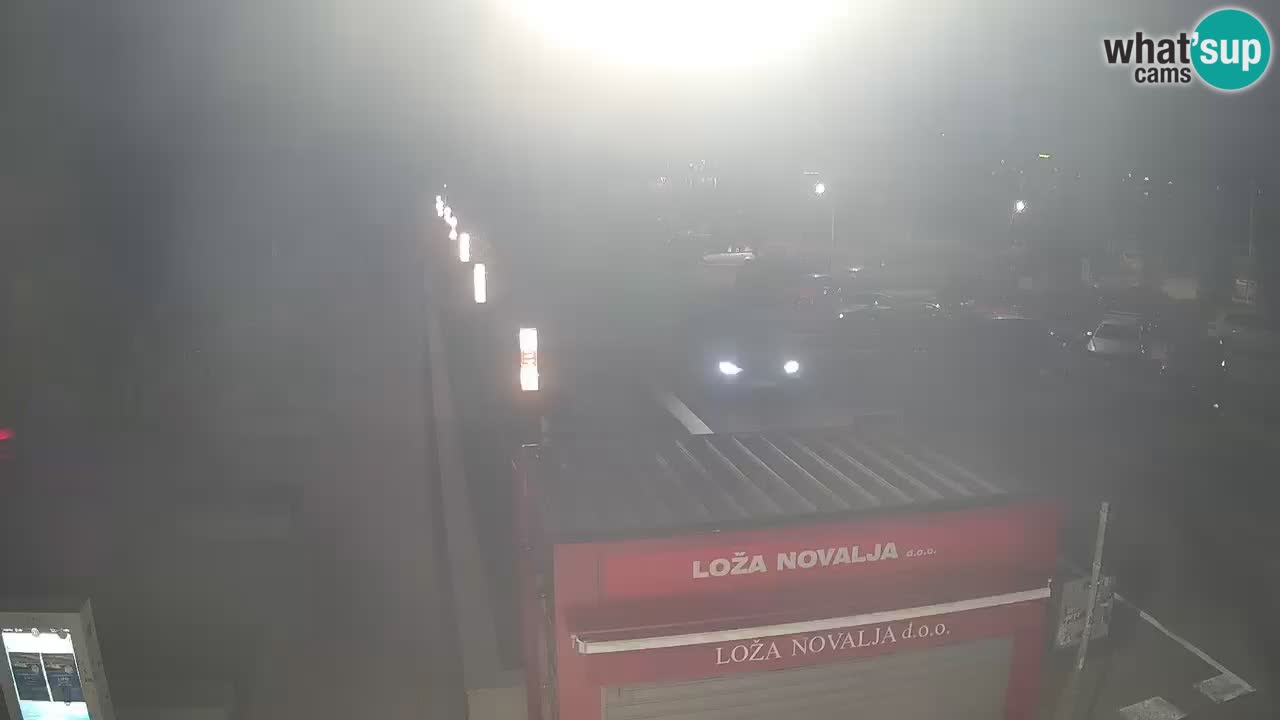 Webcam live Novalja – Obala Petra Krešimira IV