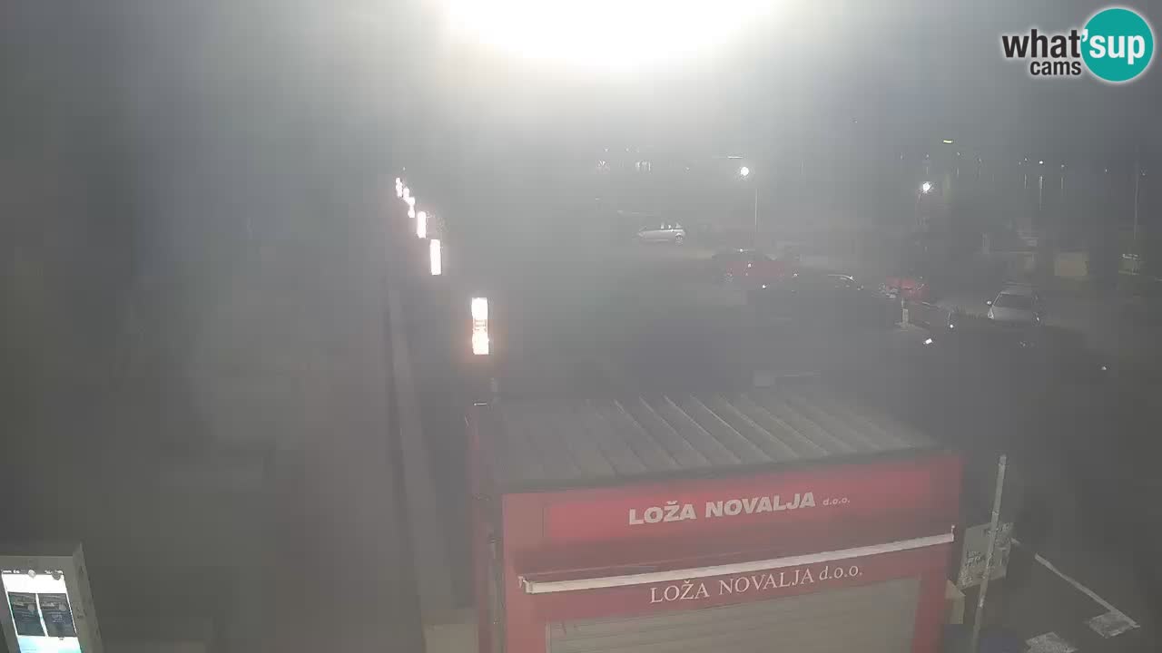 Live cam Novalja – Obala Petra Krešimira IV