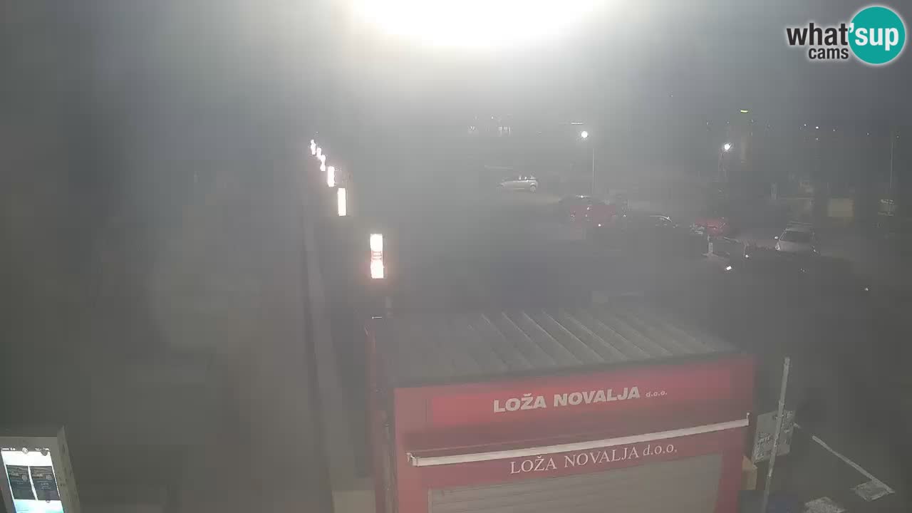 Web kamera Novalja – Obala Petra Krešimira IV