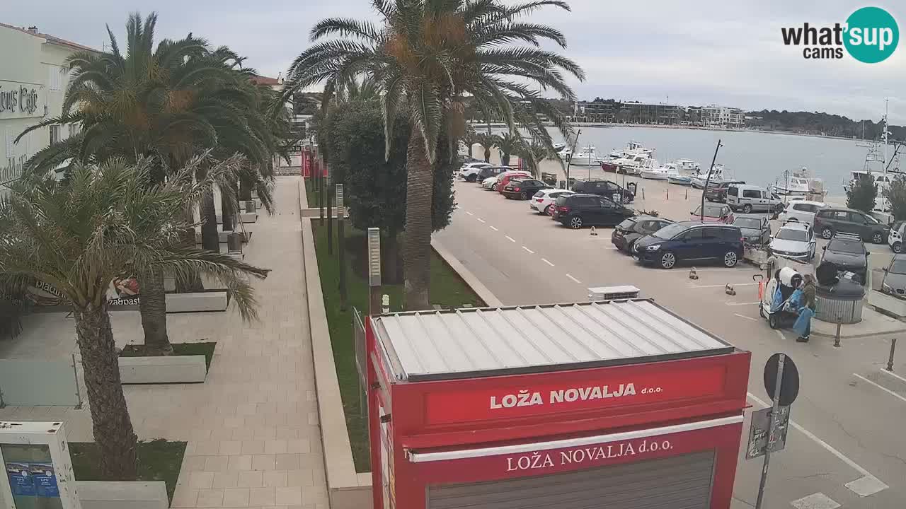 Live cam Novalja – Obala Petra Krešimira IV