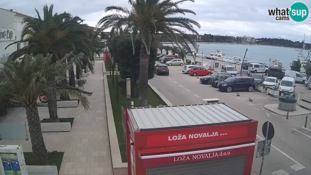 Live cam Novalja – Obala Petra Krešimira IV