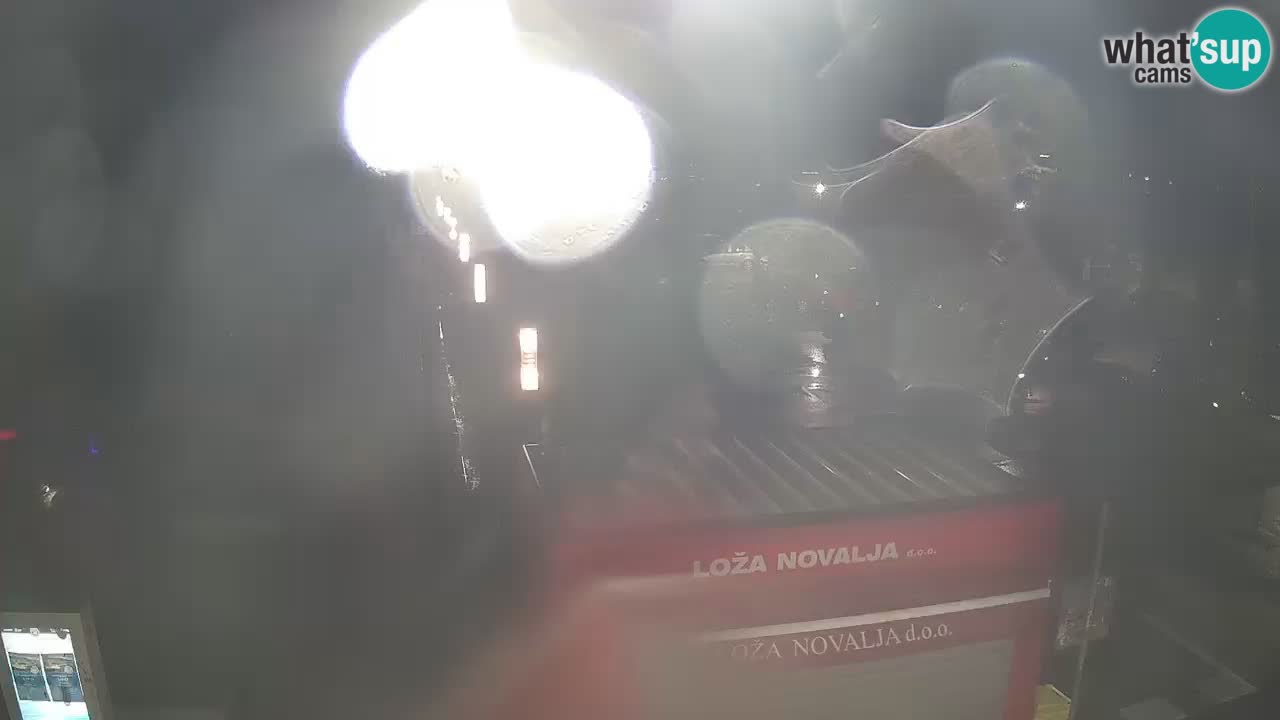 Spletna kamera Novalja – Obala Petra Krešimira IV