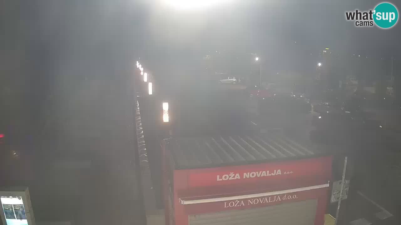 Web kamera Novalja – Obala Petra Krešimira IV