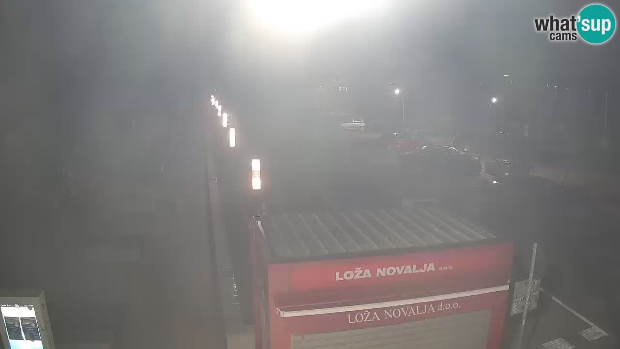 Camera en diecto Novalja – Obala Petra Krešimira IV