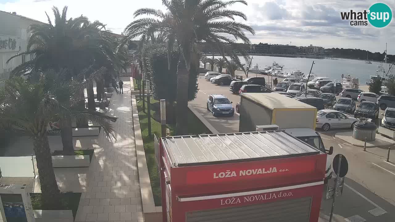 Live cam Novalja – Obala Petra Krešimira IV
