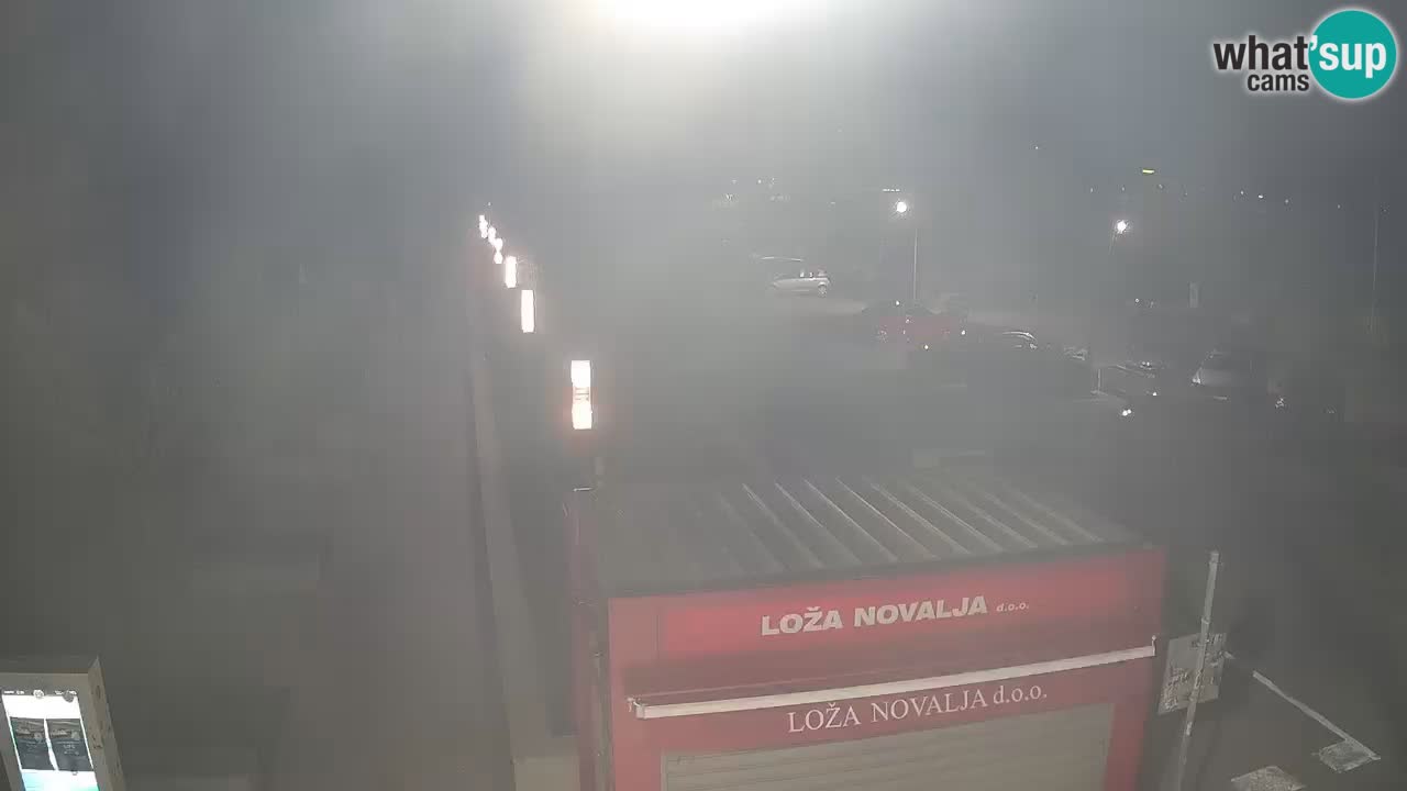 Live cam Novalja – Obala Petra Krešimira IV