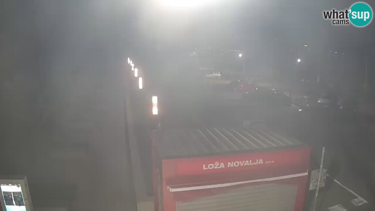 Web kamera Novalja – Obala Petra Krešimira IV