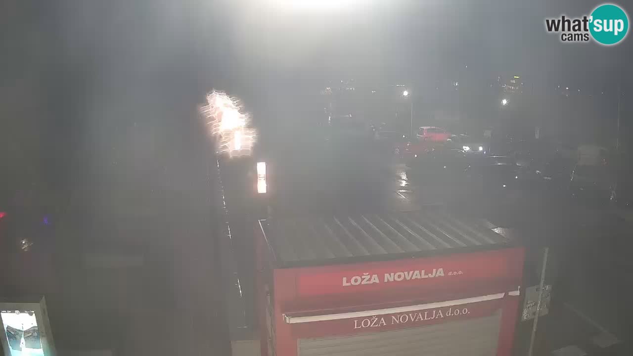 Web kamera Novalja – Obala Petra Krešimira IV