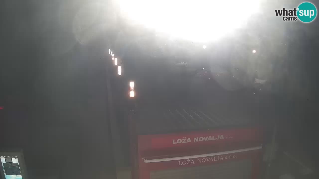 Camera en diecto Novalja – Obala Petra Krešimira IV